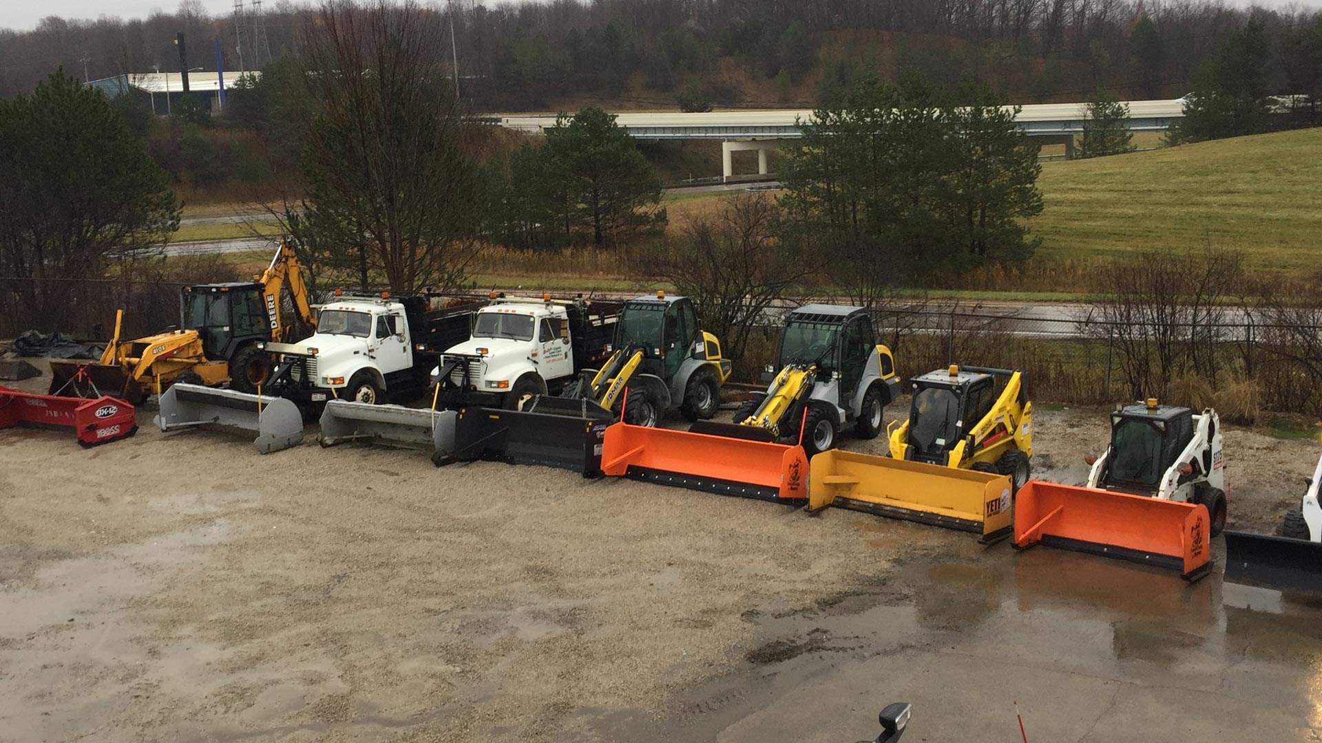 Our fleet of trucks our employees use in Ashtabula and surrounding areas.